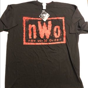 Vintage WCW NWO Red & Black Men's T-Shirt 1998 NWT